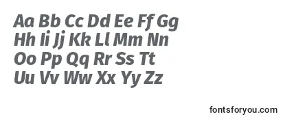 FirasansExtrabolditalic Font