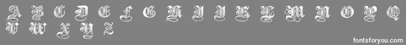 Шрифт Halftone – белые шрифты на сером фоне