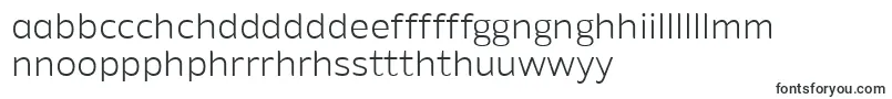 Шрифт AminoAltLight – валлийские шрифты