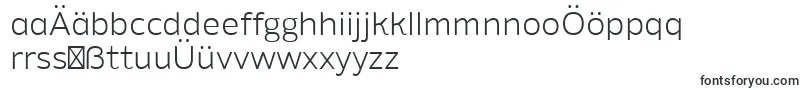 AminoAltLight Font – German Fonts