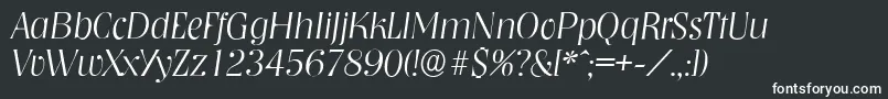 fuente NashvilleserialXlightItalic – fuentes blancas