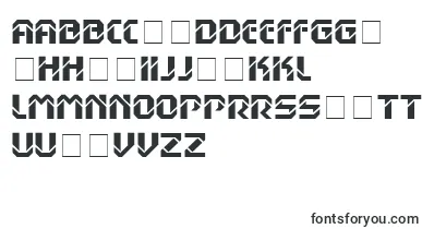 HanssonStencilMnBold font – esperanto Fonts