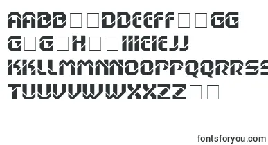 HanssonStencilMnBold font – maltese Fonts
