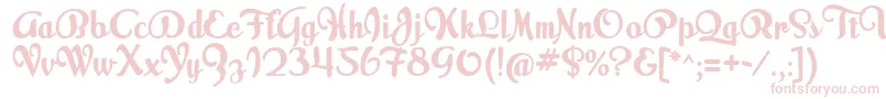 MilkScript Font – Pink Fonts