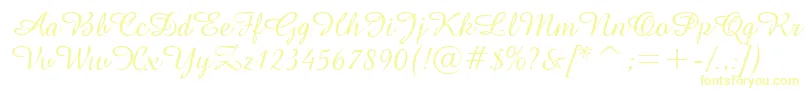 GeAmazoniaScriptNormal Font – Yellow Fonts