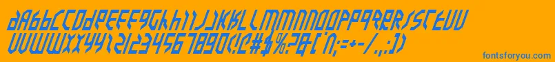More about ValkyrieItalic Font ValkyrieItalic Font – Blue Fonts on Orange Background