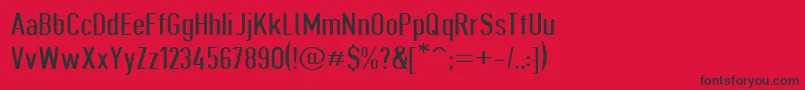 fuente Giveahootdpext – Fuentes Negras Sobre Fondo Rojo