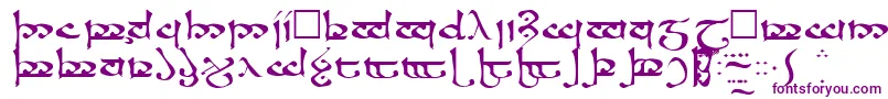 RosannaRegular-Schriftart – Violette Schriften
