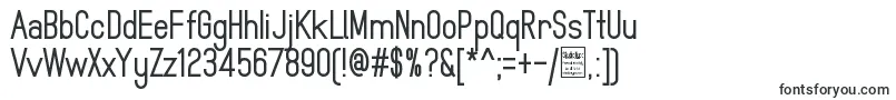 MindblueBoldDemo Font – Filled Fonts