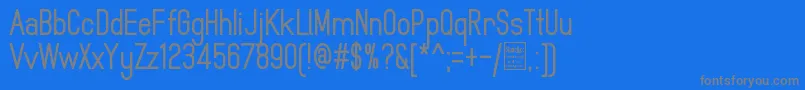 fuente MindblueBoldDemo – Fuentes Grises Sobre Fondo Azul