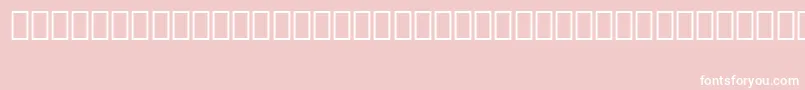 Arabic11BtBold-fontti – valkoiset fontit vaaleanpunaisella taustalla