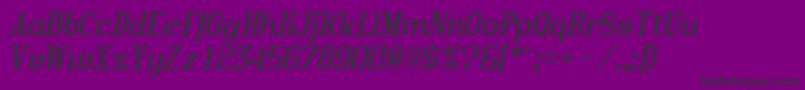 Hindital Font – Black Fonts on Purple Background