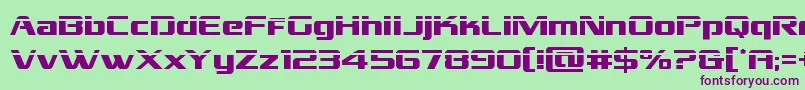 Grandnationallaser Font – Purple Fonts on Green Background