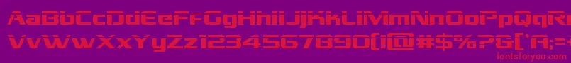 Grandnationallaser Font – Red Fonts on Purple Background