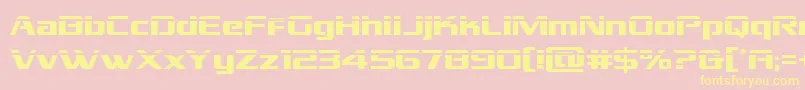 Grandnationallaser Font – Yellow Fonts on Pink Background