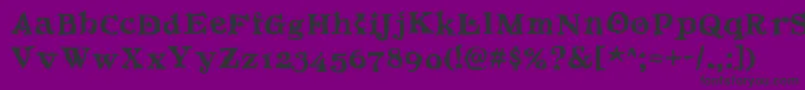 Beltane Font – Black Fonts on Purple Background