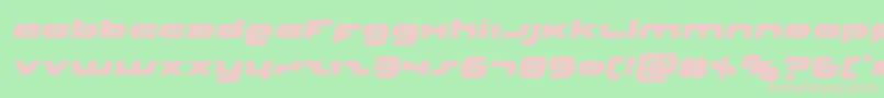 Unisolsemital Font – Pink Fonts on Green Background