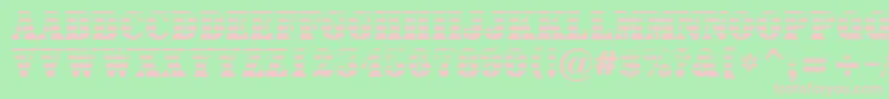 Signboardtitulgrd Font – Pink Fonts on Green Background