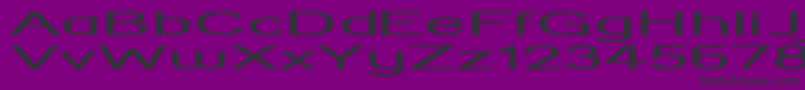 StreetCornerHyperextend Font – Black Fonts on Purple Background