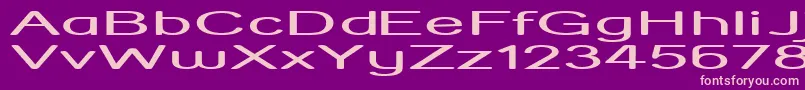 StreetCornerHyperextend Font – Pink Fonts on Purple Background