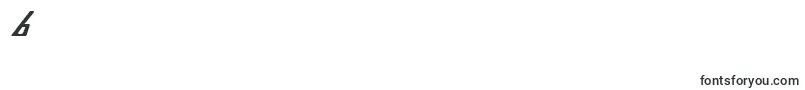 フォントPiperPieCondItalic – フォント数字6