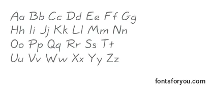 Обзор шрифта Eskizonelightc