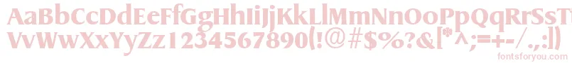GriffonExtrabold Font – Pink Fonts on White Background