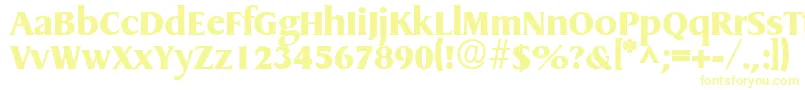 GriffonExtrabold Font – Yellow Fonts