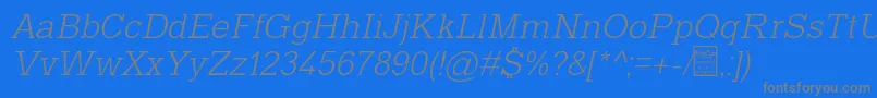 Подробнее о шрифте TyposlabLightItalicDemo Шрифт TyposlabLightItalicDemo – серые шрифты на синем фоне