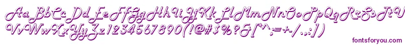 HarrogateRegular-fontti – violetit fontit