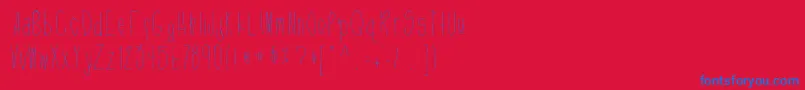 Defygravity Font – Blue Fonts on Red Background