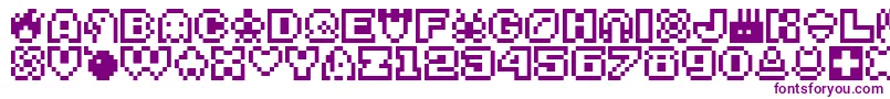 Bitsy Font – Purple Fonts