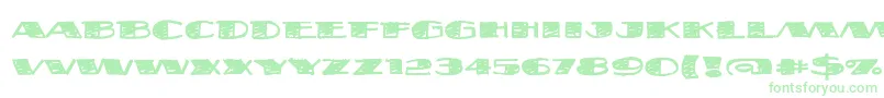 Fatsb Font – Green Fonts on White Background