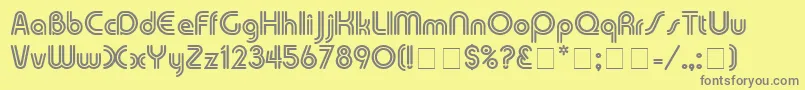 More about TwinkieDisplaySsi Font TwinkieDisplaySsi Font – Gray Fonts on Yellow Background