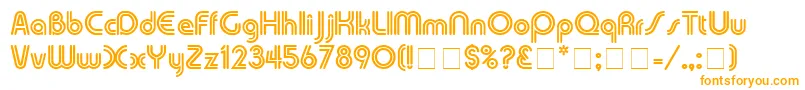 TwinkieDisplaySsi-fontti – oranssit fontit