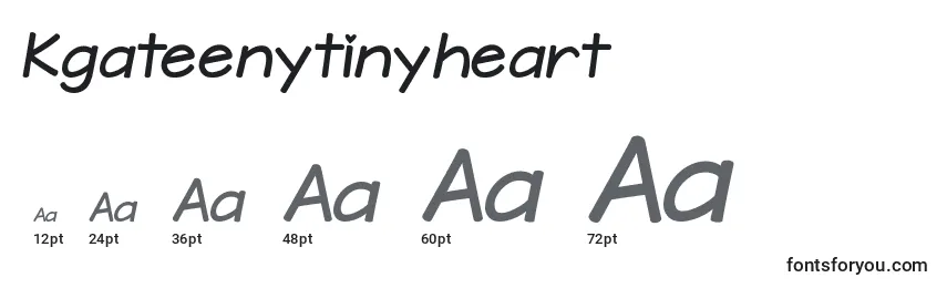 Kgateenytinyheart Font Sizes