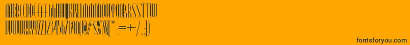 En savoir plus sur la police Moderntypographynf Police Moderntypographynf – polices noires sur fond orange