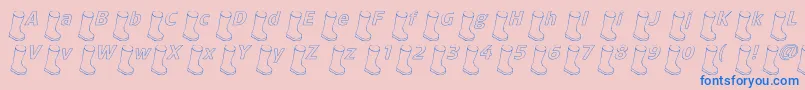 More about Oldboothollowitalics Font Oldboothollowitalics Font – Blue Fonts on Pink Background