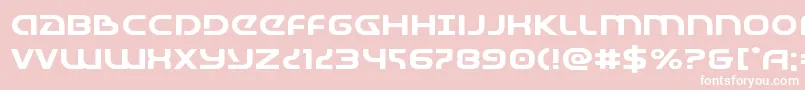 Universaljackexpand Font – White Fonts on Pink Background