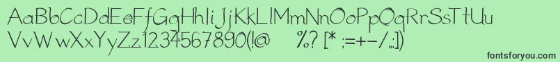 StreetMetalFontV5 Font – Black Fonts on Green Background