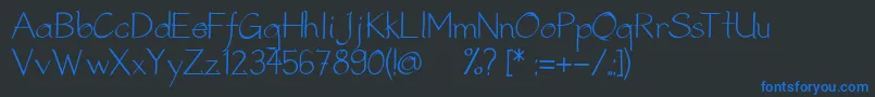 StreetMetalFontV5 Font – Blue Fonts on Black Background