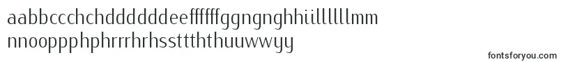 Шрифт IwonacondlightRegular – валлийские шрифты