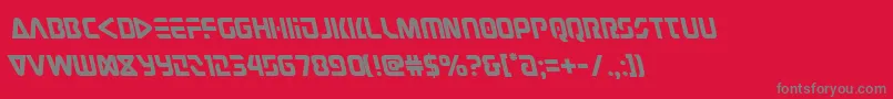 Judgev2left Font – Gray Fonts on Red Background