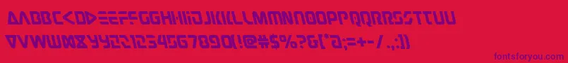 Judgev2left Font – Purple Fonts on Red Background