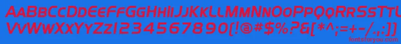 Lisätietoja Sffourchescitalic-fontista Sffourchescitalic-fontti – punaiset fontit sinisellä taustalla