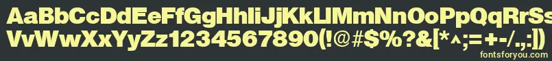More about SanslhBold Font SanslhBold Font – Yellow Fonts on Black Background