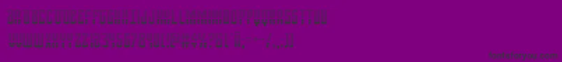 Viceroygrad Font – Black Fonts on Purple Background