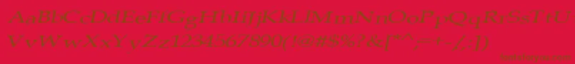 Lisätietoja PlainSquashed-fontista PlainSquashed-fontti – ruskeat fontit punaisella taustalla