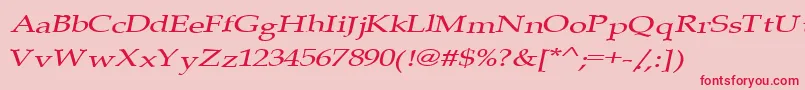 PlainSquashed Font – Red Fonts on Pink Background