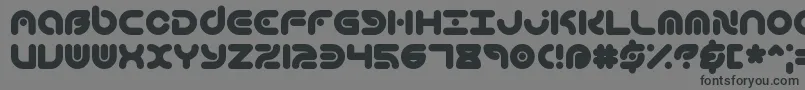 TechniqueBrk Font – Black Fonts on Gray Background